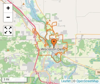 Area schools map